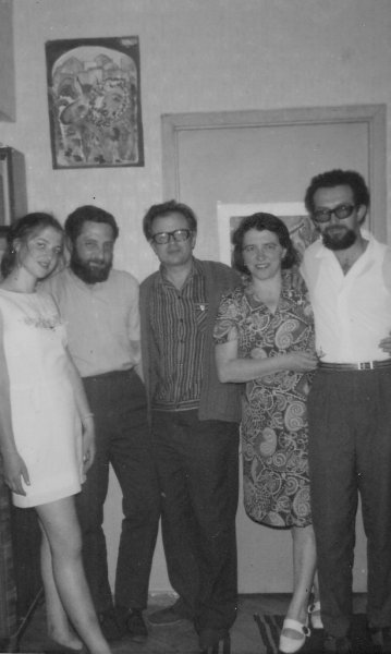 Nina Bogslavskaya, David Chernoglaz, Alexander & Irina Boguslavsky, Lev Yagman, leningrad 1975