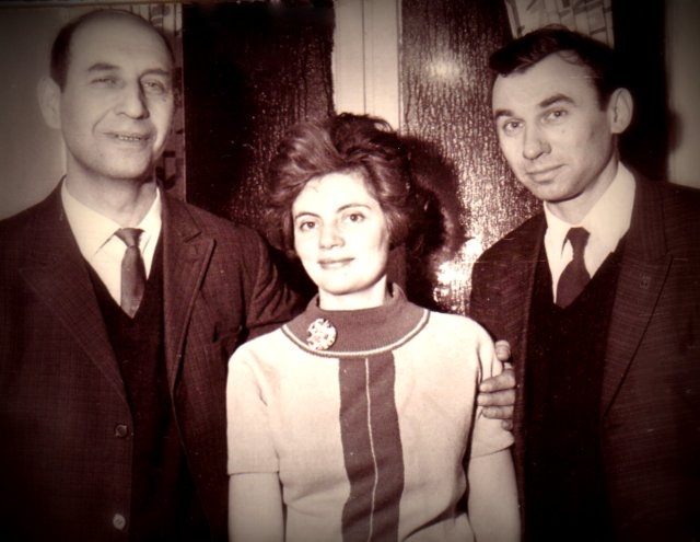 David Drabkin with Yelena & Vladimir Prestin